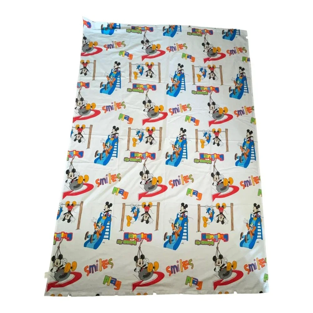 Rare Jay Franco Disney Mickey Mouse Clubhouse Twin Flat Fitted Sheets 2 Pieces